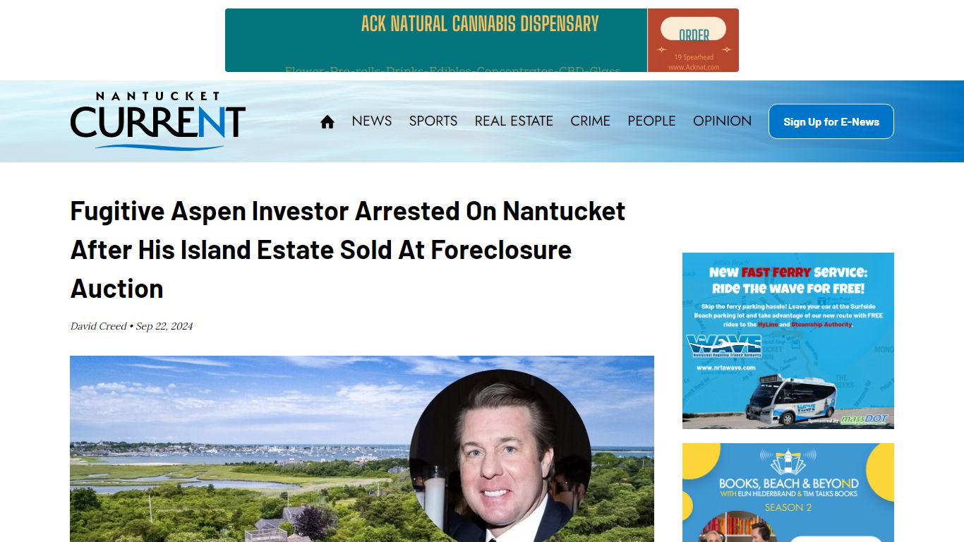 Nantucket Current | Fugitive Aspen Investor Arrested On Nantucket…